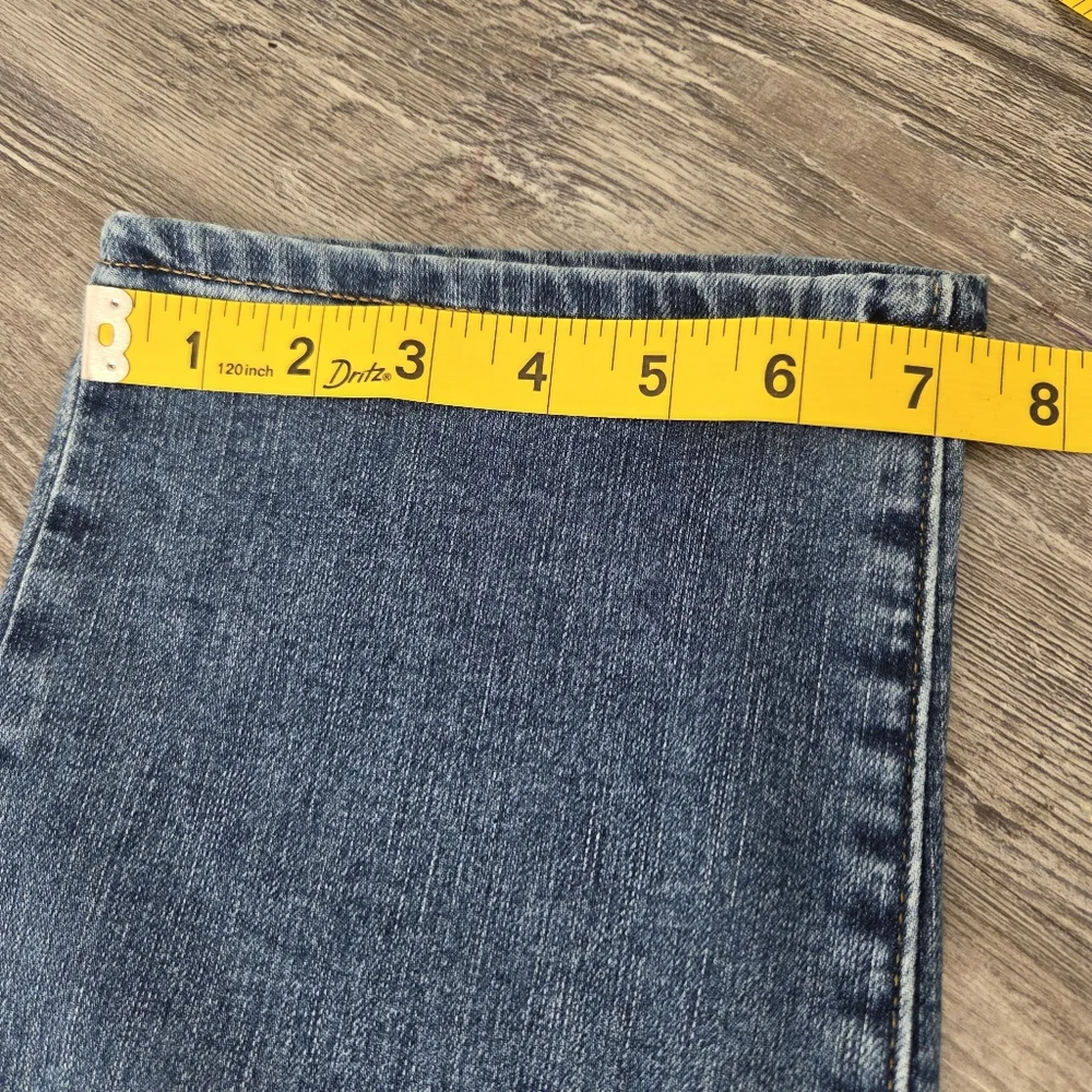 Athleta Sculptek Slim Straight Crop Jeans Women’s 8 Dark Wash - Picture 7 of 8